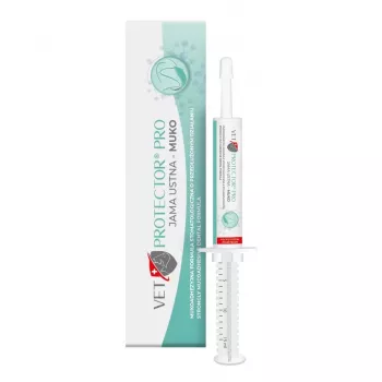 Dentalgel JM Sante Vet Protector Pro Muko 15 ml für Hunde und Katzen — Mundhygiene, reduziert Zahnstein
