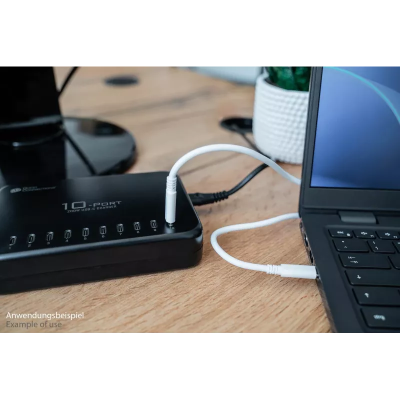 Alcasa PCA-D007S Ladegerät für mobile Geräte Tablet Schwarz AC Schnellladen Innenbereich