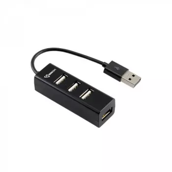 Sbox H-204 USB 4-Port-HUB Schwarz