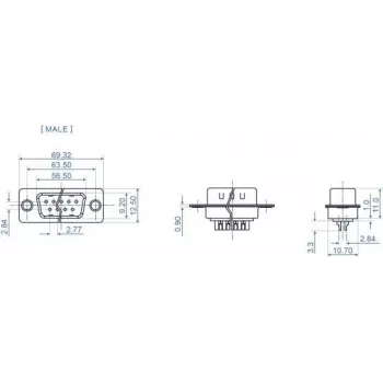 Wire Connector D-Sub 37 Pin DeLOCK 66704