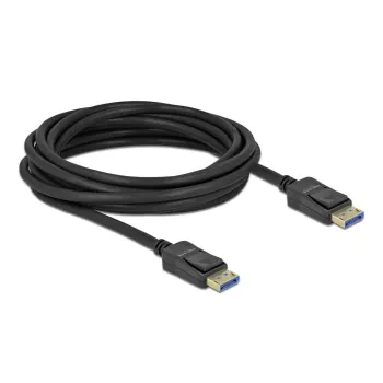 Delock - DisplayPort-Kabel - DisplayPort (M) zu DisplayPort (M) - DisplayPort 2,0 - 2,0 m - Unterstützt 10K 60 Hz (10.240 x 4320) - Schwarz (80262)