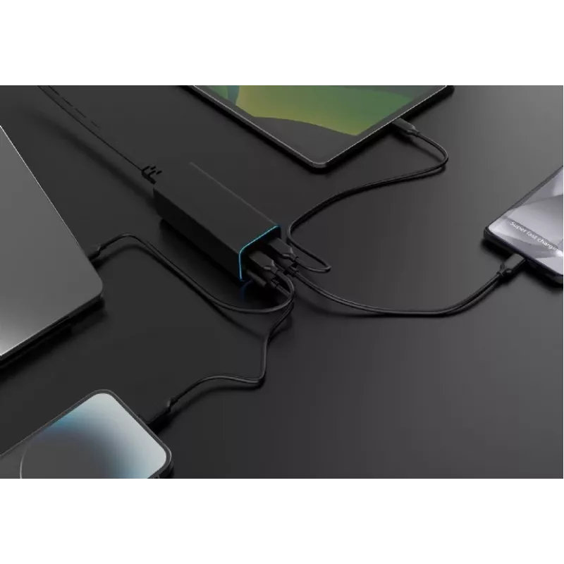 Gembird TA-UC-2A2C-PD100-01-BK Ladegerät für Mobilgeräte Laptop, Smartphone Schwarz AC Schnellladen Indoor