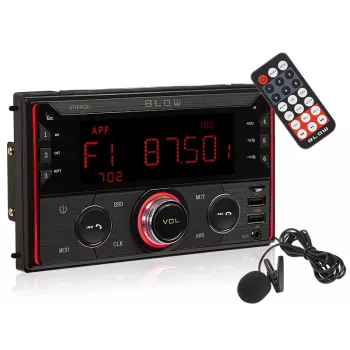 2DIN-Autoradio BLOW AVH-9620 Double-DIN-Einbaugerät mit Bluetooth 5.0, USB Typ-A, 2,8-Zoll-Anzeige, 4×60 W RMS