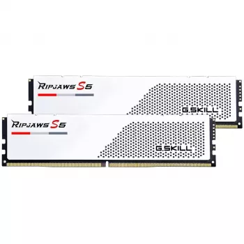 DIMM 64 GB DDR5-6000 (2x 32 GB) Dual-Kit, Arbeitsspeicher F5-6000J2836G32GX2-RS5W, Ripjaws S5, INTEL XMP
