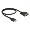 Videokabel-Adapter DeLOCK 85651 0,5 m HDMI Typ A DVI Schwarz