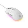 Gaming-Maus STEELSERIES Rival 3 Gen 2 — optisch, 8500 DPI, kabelgebunden USB Typ-A, rechtshändig, weiß, 77 g