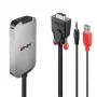 Lindy VGA auf DisplayPort 1.2 Konverter, 1920 x 1080 Pixel, 1080p, Schwarz, Weiß, 114 g