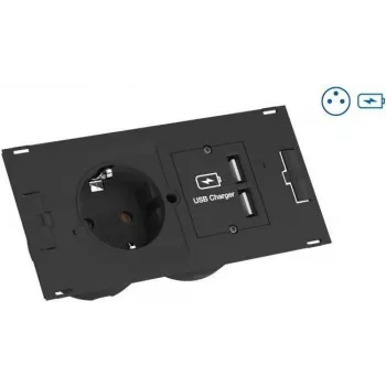 BACHMANN DUE Set 1xDUE UTE+USB Charger 1xT-distributor GST18 2m GST18