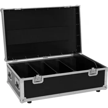 Roadinger Flightcase für 4x LED PMB-4 COB QCL Scheinwerfer, robustes Transportcase