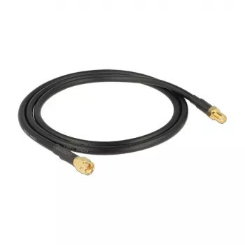 Koaxialkabel DeLOCK 88930 0,9 m SMA Schwarz