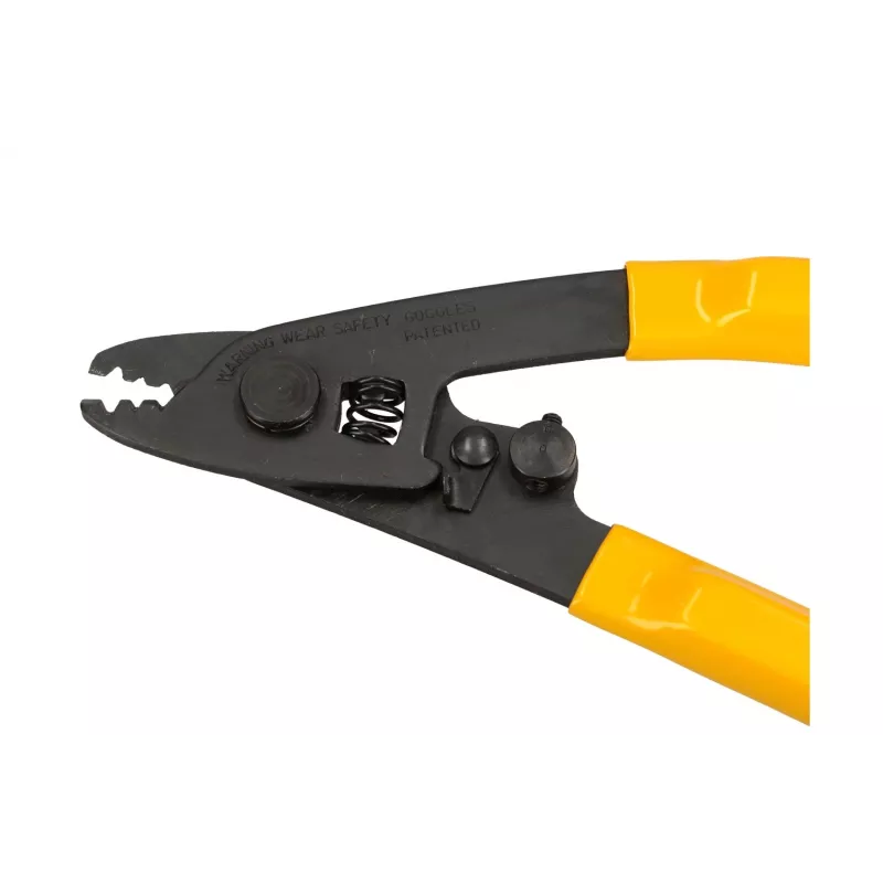 Glasfaser-Abisolierer Extralink CFS-3 für 2–3 mm, 0,9 mm und 0,125 mm Fasern, schwarz/gelb