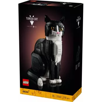 LEGO set Ideas 21349 Tuxedo Cat Bauset — sammelbares Ziegelmodell, Ausstellungsstück