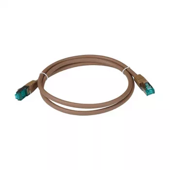 EFB-Elektronik RJ45 Patchkabel Cat.6A S/FTP LSZH braun 1m Hersteller: EFB Elektronik (MK6001.1BR)