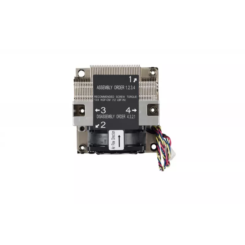 Supermicro SNK-P0068AP4 Computer-Kühlsystem Prozessor Luftkühler 6 cm Schwarz, Nickel