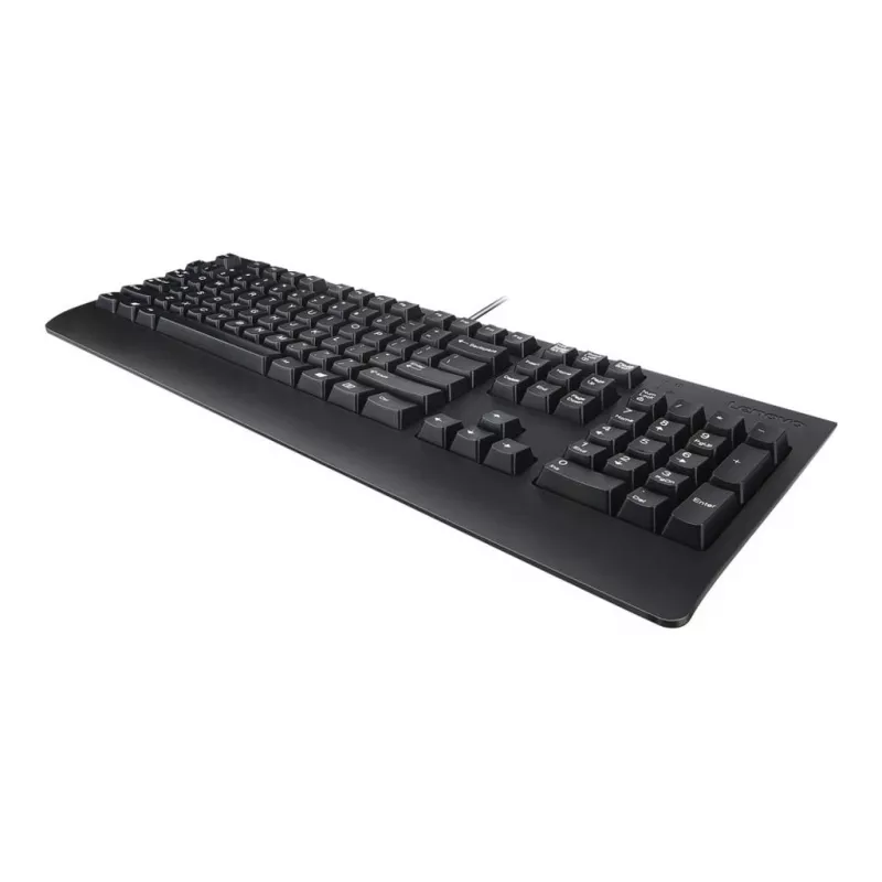 Kabelgebundene Full-Size-Tastatur Lenovo Preferred Pro II — USB, slowakisches Layout, Schwarz, mit Handballenauflage