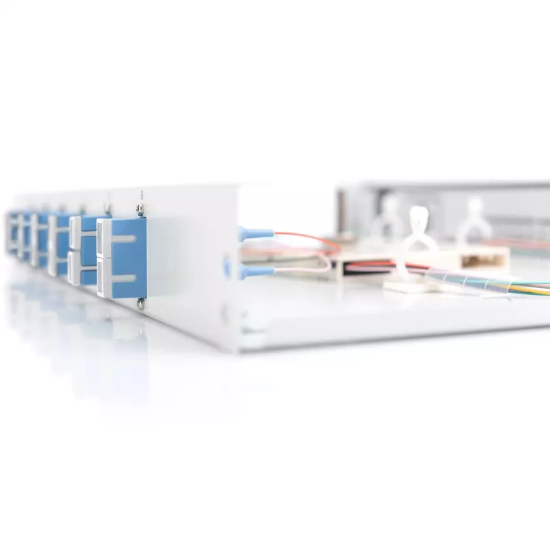 Glasfaser-Spleißbox Digitus DN-96320/9 SC OS2 51,5 cm Grau