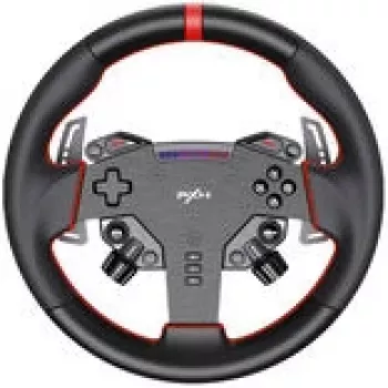 PXN VD6 Direct Drive Racing Bundle – 6Nm Wheel Base, W AS Steering Wheel & 3-Pedal-Set (PXN-VD6BUNDLE)