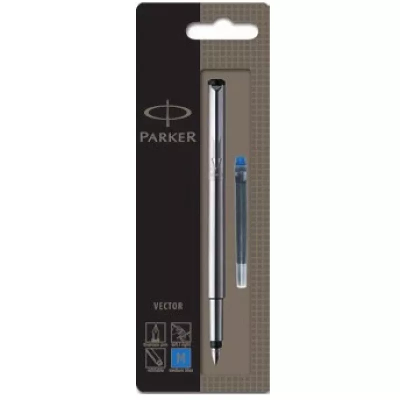 Fountain Pen Parker Vector Edelstahl