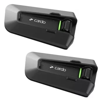 Cardo PT200101 Motorrad-Intercom 2 Kanäle 1600 m Schwarz
