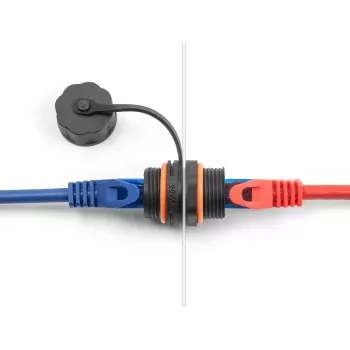 Netzwerkkabel DeLOCK 88145 RJ45 auf RJ45 Cat.6A Schwarz