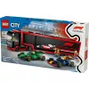 LEGO CITY 60445 F1 - Truck mit RB20 & AMR24 F1-Autos