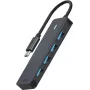 Rapoo USB-C Hub, USB-C auf USB-A, Grau (00217695)
