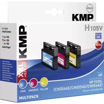 Edding Tinte ersetzt HP 932XL, 933XL kompatibles Kombi-Pack Schwarz, Cyan, Magenta, Gelb EDD-426 18-426 (18-426)