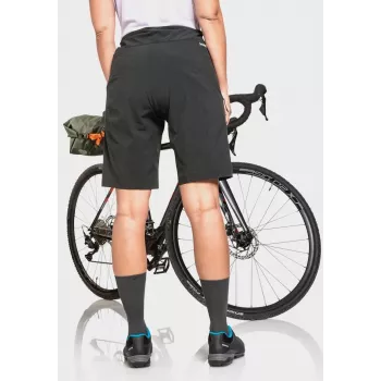 Fahrradshorts Schöffel Danube – Damen, Schwarz, Größe S