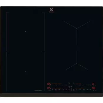 Induktionskochfeld Electrolux EIS67453 60 cm, 4-Zonen-Glaskeramik-Kochfeld, 7350 W, Bridge & Hob²Hood