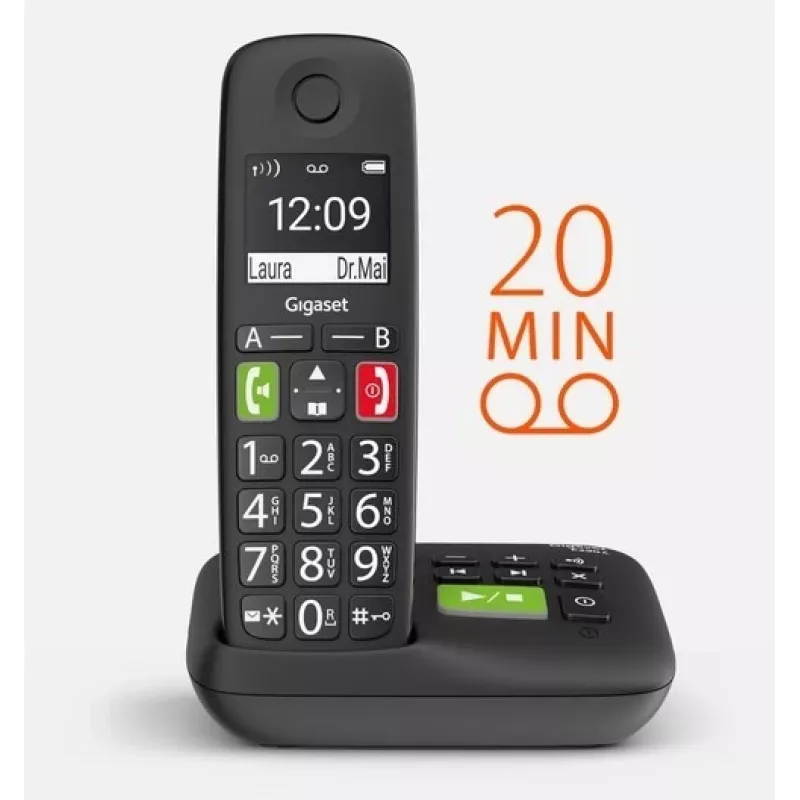 Gigaset E290A schnurloses Telefon mit digitalem Anrufbeantworter
