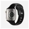 Uhrenarmband Nomad Tempo Band Schwarz Gummi — 20 mm Breite, passend für Handgelenke 155–193 mm