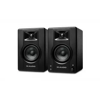 Studiomonitor-Lautsprecher M-Audio BX3, aktiv kabelgebunden 50 W RMS, 80–22000 Hz, Schwarz