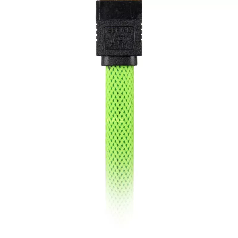 SATA-Kabel Sharkoon SATA 3 0,45 m 7-Pin Schwarz Grün