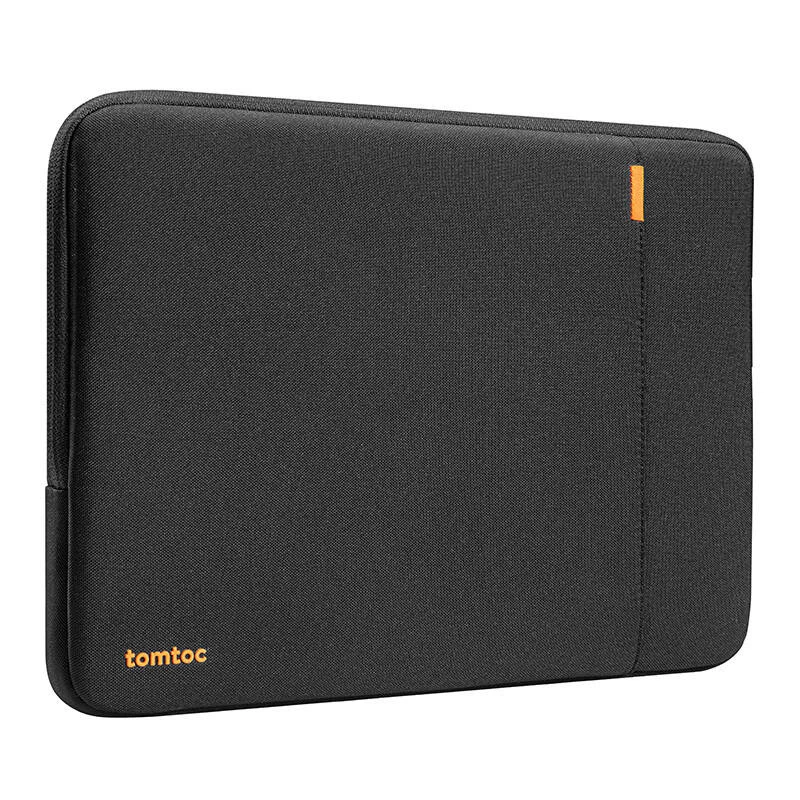 Laptop-Hülle Tomtoc A13C2D1 für MacBook – schwarz, leicht, robuste Schutzhülle