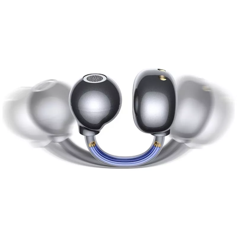 Bluetooth-Kopfhörer R02 Clip-on grau