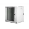 ZWEITEILIGER WANDMONTAGE-RACKSCHRANK 19 inch 12U 600X600 GRAU LANBERG (FLACHVERPACKUNG)