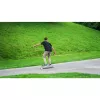 Longboard Muuwmi Lights GLOW ABEC 7 mit leuchtenden Rollen, schwarz/grün