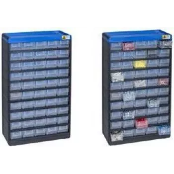 Aufbewahrungsbox Allit VarioPlus 30,0 x 13,5 x 52,5 cm — Kunststoff-Organizerbehälter, stapelbar
