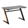 NanoRS RS120 Gaming-Computertisch, modernes Design, leicht und stabil (max. 50 kg Belastung), Schwarz & Orange