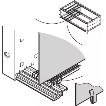 SCHROFF Zwischenwand - ZWISCHENWAND 6HE 160T (34562763)