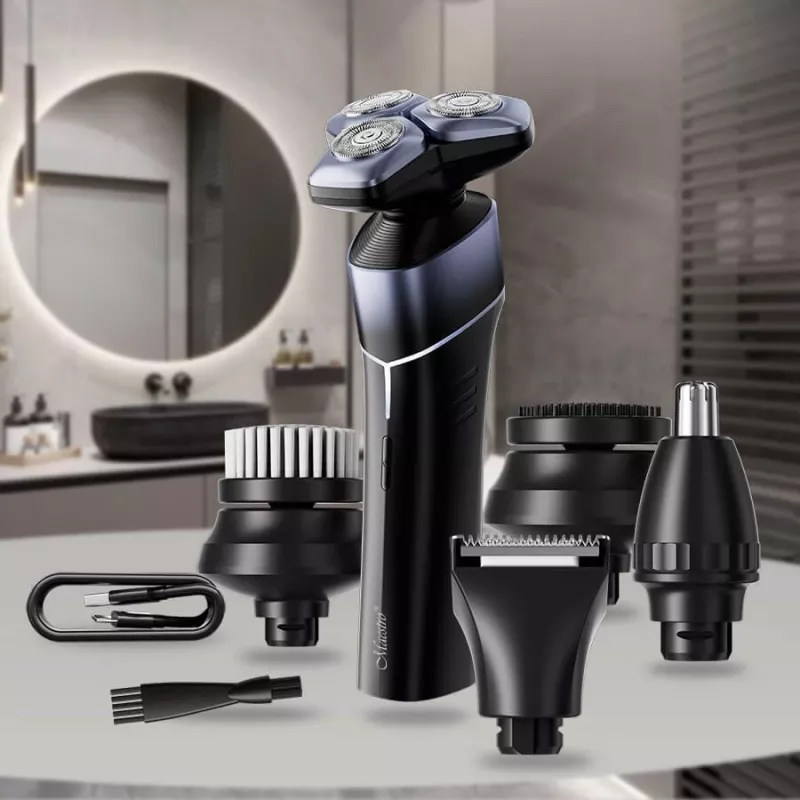 Elektrisches 5-in-1 wiederaufladbares wasserdichtes Rasierset Maestro MR-675 mit USB-Ladefunktion