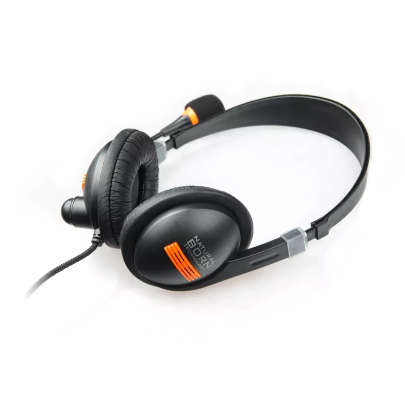 NATEC Drone Headset Kabelgebundenes Kopfband Telefonate/Musik Schwarz, Orange