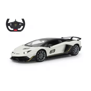 Jamara Lamborghini Aventador SVJ Performance 1:14 Weiß 2,4 GHz A – Sportwagen – Elektromotor – 1:16 – Ready-to-Run (RTR) – Weiß – Jungen (405172)