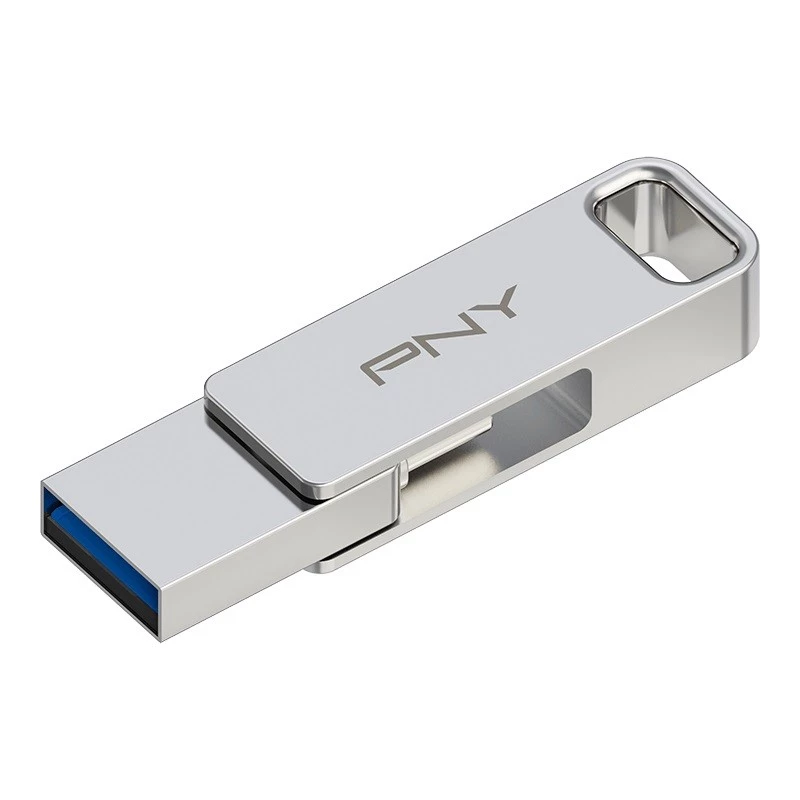 USB-Stick PNY 128 GB USB Typ-A USB Typ-C DUO LINK