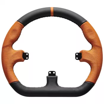 Sim-Racing-Lenkradkranz Asetek SimSports GT Rim Closed D Leder orange