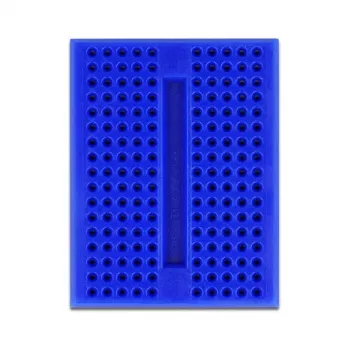Breadboard DELOCK 18322, Kunststoff-Prototypenplatine, blau, 36×46×10 mm