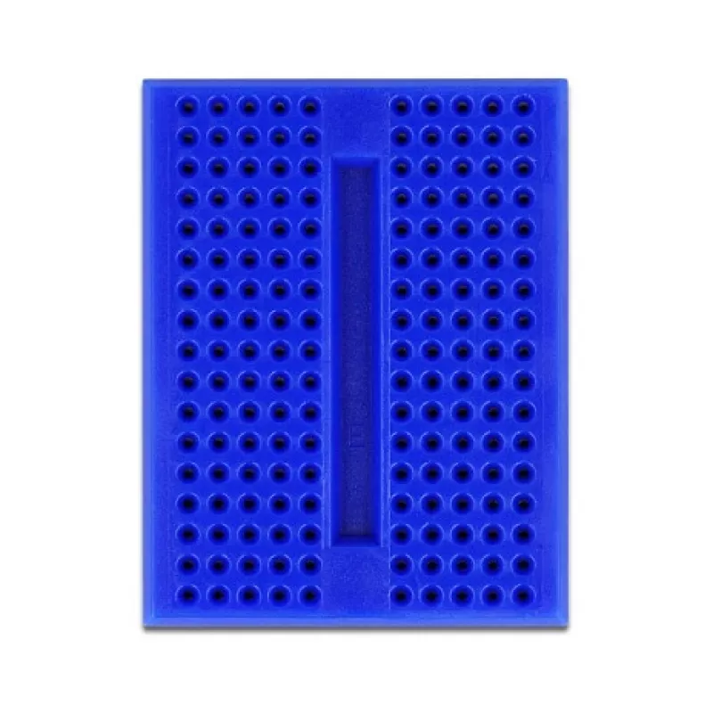 Breadboard DELOCK 18322, Kunststoff-Prototypenplatine, blau, 36×46×10 mm