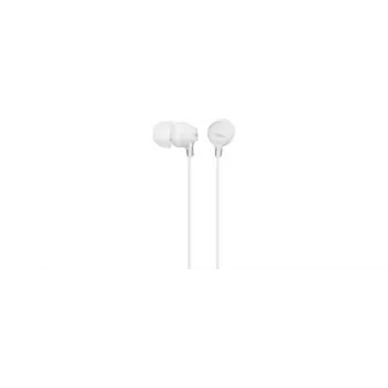 Sony MDR-EX15LP, Kabelgebunden, 8 - 22000 Hz, Musik, 3 g, Kopfhörer, Weiß