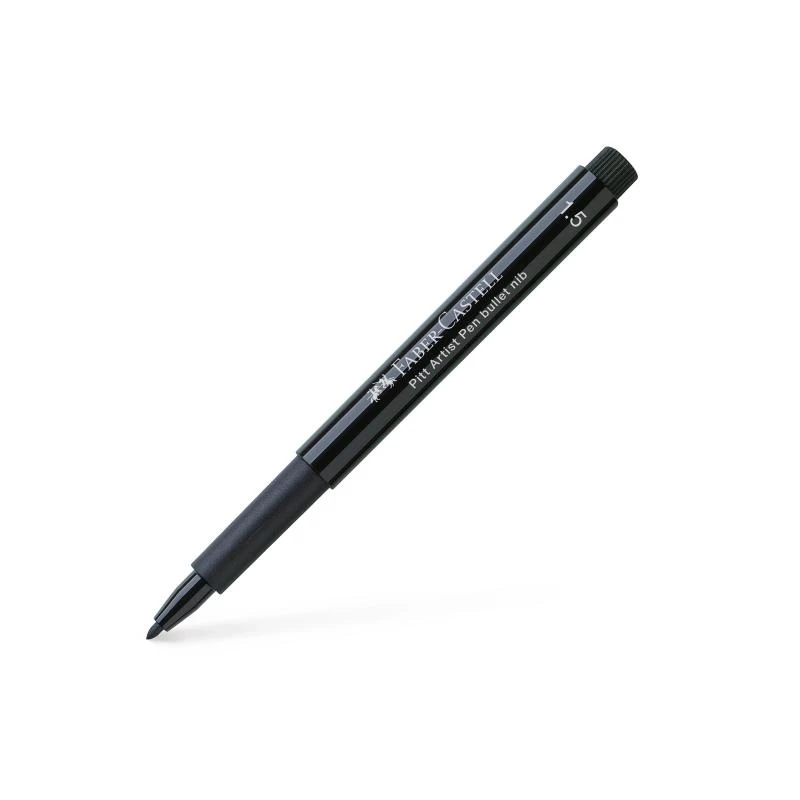 Filzstift Faber-Castell 167153 — Fasermaler, schwarz, Einzelstück