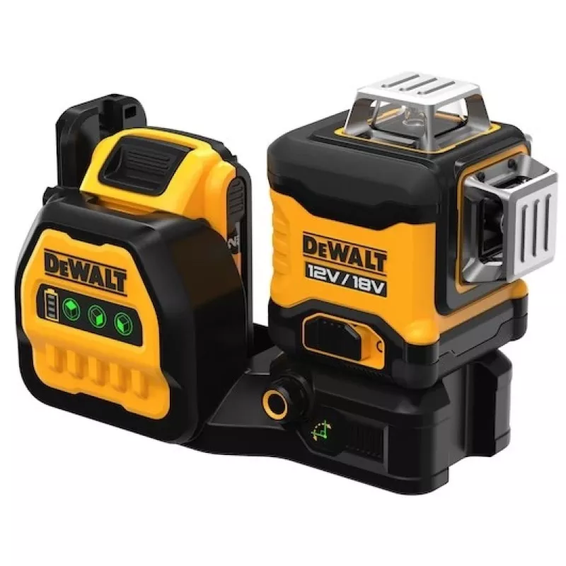 Laser-Wasserwaage DeWalt DCE089D1G18-QW grüner Strahl selbstnivellierend 360° mit Empfängerkompatibilität